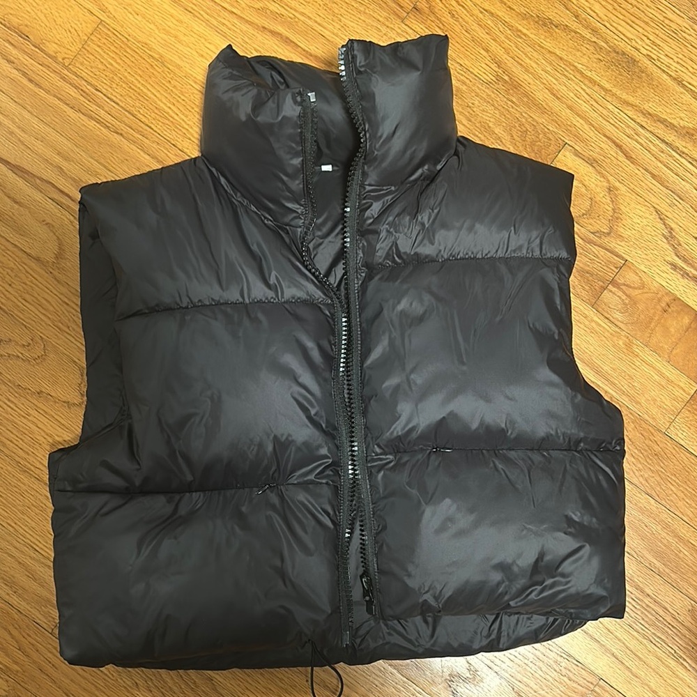 Black Puffer Vest